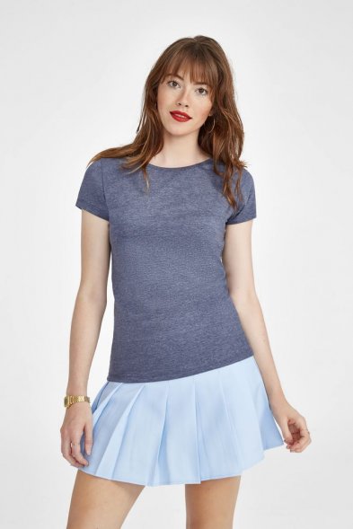 Футболка женская Mixed Women голубой меланж 