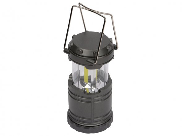 Фонарь Probe складной COB, для активного отдыха, серый 