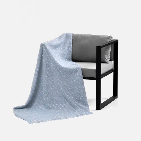 Плед Laforet, голубой 