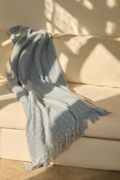 Плед Laforet, голубой 