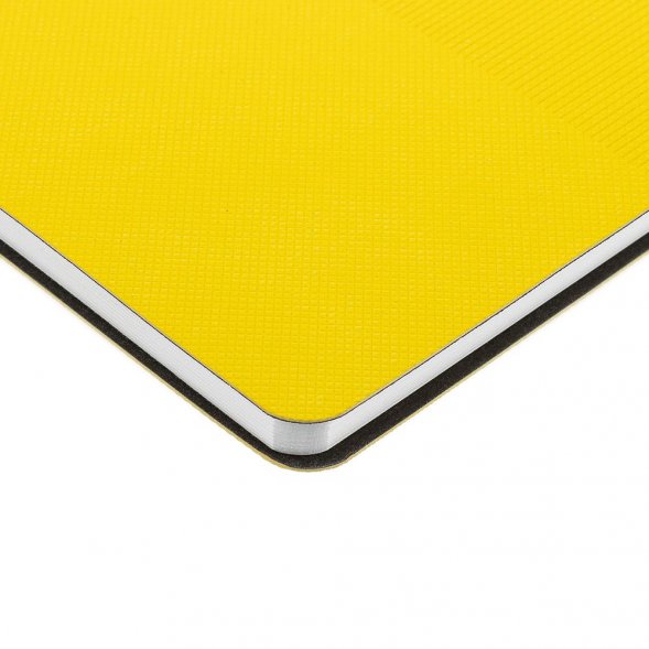 Ежедневник Knit, недатированный, желтый 