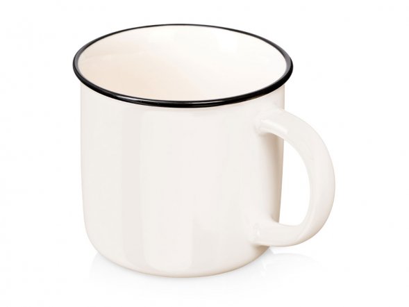 Кружка с каймой Countryside M, белый 410ml 