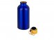 Бутылка Hip S Bamboo с карабином 400мл, синий 