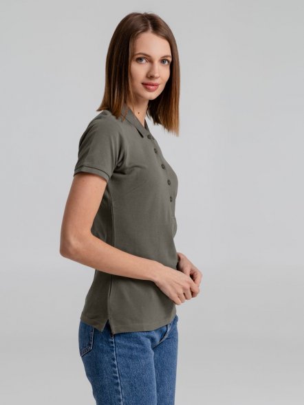 Рубашка поло женская Neptune, темно-серая 