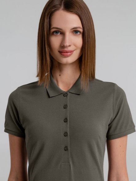 Рубашка поло женская Neptune, темно-серая 