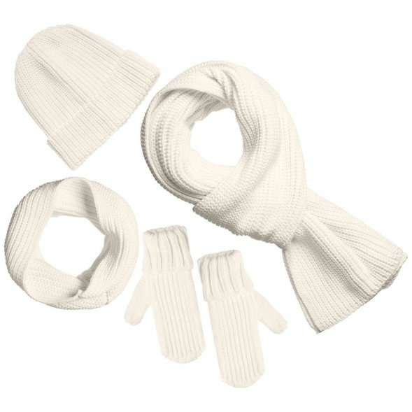 Шарф Nordkyn, молочно-белый 