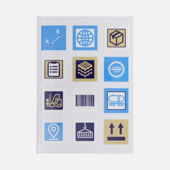 Стикерпак UV-DTF Industry, логистика 