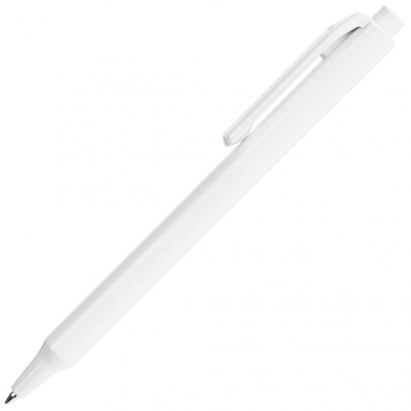 Ручка шариковая Pigra P04 Polished, белая 