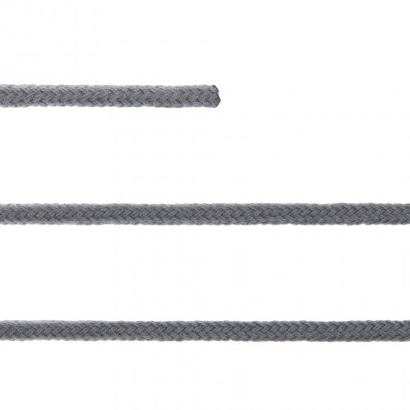 Круглый шнур Lasso L, серый, 140 см 