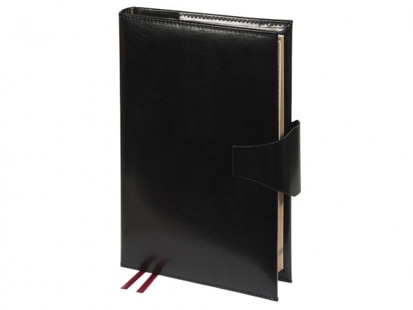 Ежедневник полудатированный А5 Windsor, черный 