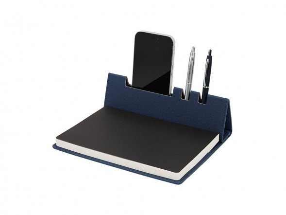 Ежедневник недатированный А5  La Manche, темно-синий 