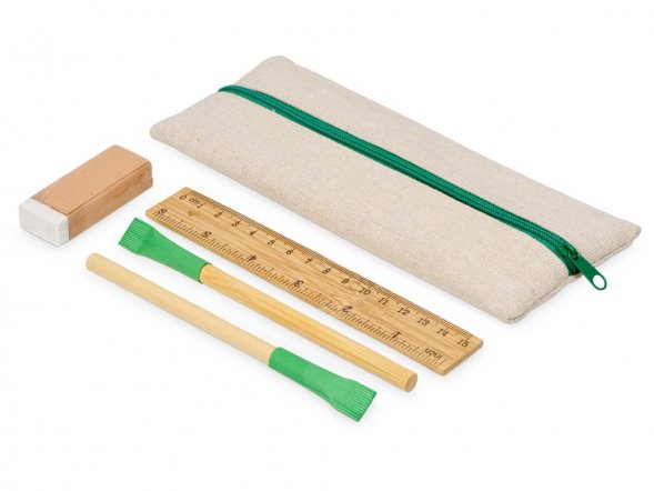 Канцелярский набор Bilbao, зеленый 