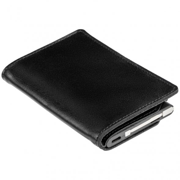 Портмоне reCover с аккумулятором 4000 мАч, черное 