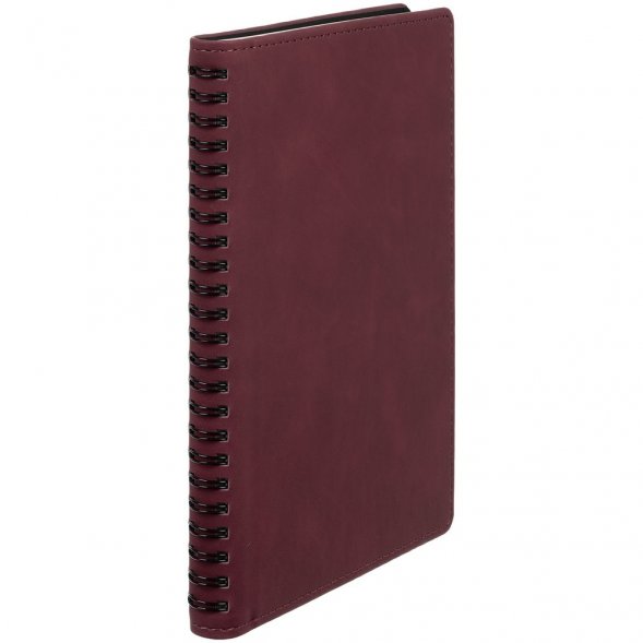 Ежедневник Spring Urban, недатированный, бордовый 