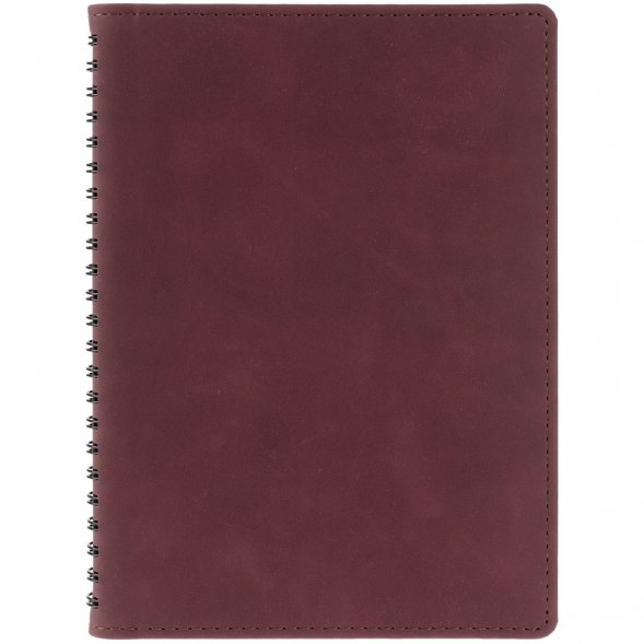 Ежедневник Spring Urban, недатированный, бордовый 