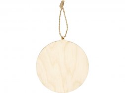 Подвеска деревянная многослойная Рождественская встреча