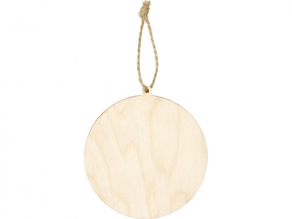 Подвеска деревянная многослойная Рождественская встреча 