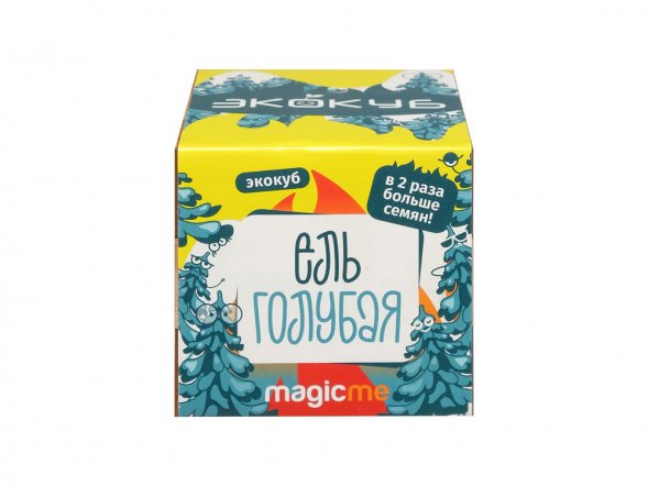 Набор для выращивания Экокуб Magicme Ель Голубая 