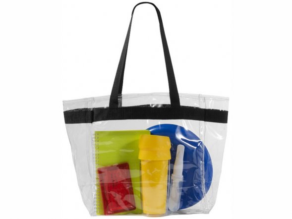 Сумка Hampton, прозрачный/черный 