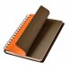 Ежедневник Vista недатированный, оранжевый/коричневый 