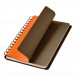 Ежедневник Vista недатированный, оранжевый/коричневый 