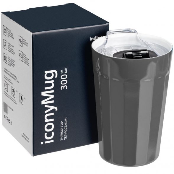 Термостакан iconyMug, серый 