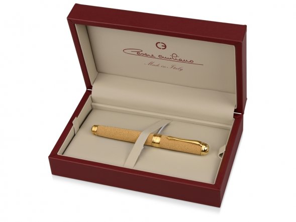 Ручка перьевая Cesare Emiliano в футляре, золотистый 