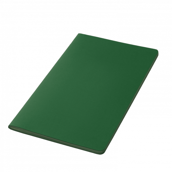 Блокнот Alpha slim, зеленый 