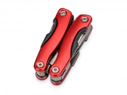 Подарочный набор Путешественник с флягой и мультитулом, красный