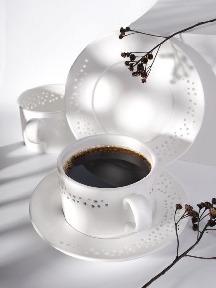 Набор Coralli Luziano на 2 персоны, белый 