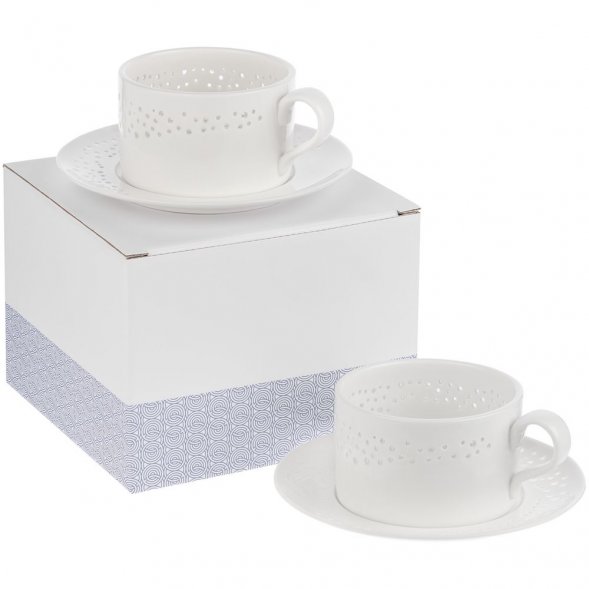 Набор Coralli Luziano на 2 персоны, белый 