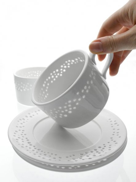 Набор Coralli Luziano на 2 персоны, белый 