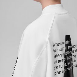 Толстовка на молнии TORRES белая, размер L Music