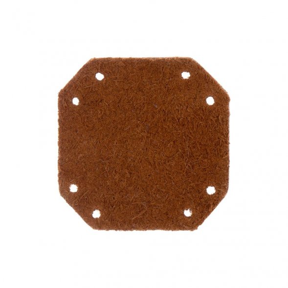 Лейбл кожаный Beta Kikar, M, горчичный 