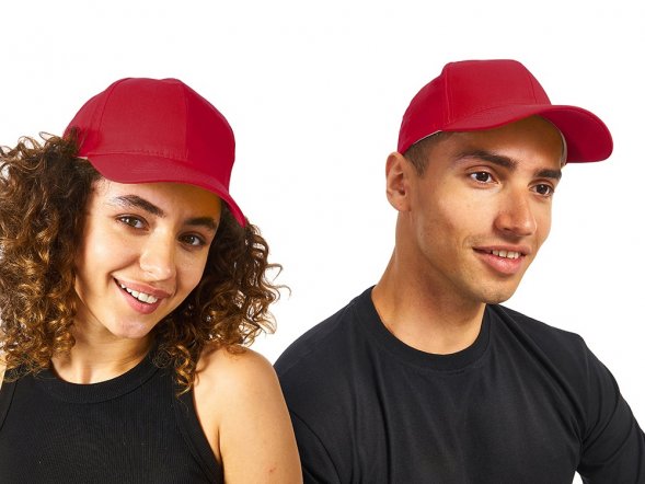 Бейсболка Detroit 6-ти панельная, красный 