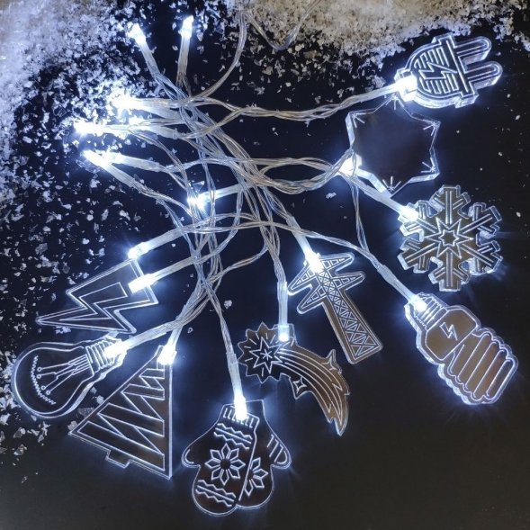 Светодиодная гирлянда Xmas Power, энергетика 