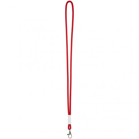 Шнурок для бейджа Tube Metal, красный 