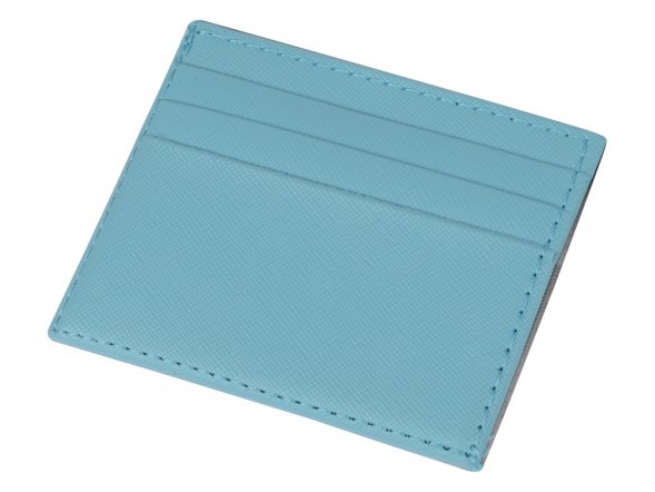 Чехол для карточек и купюр Weekend из ПВХ, голубой 