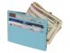 Чехол для карточек и купюр Weekend из ПВХ, голубой 