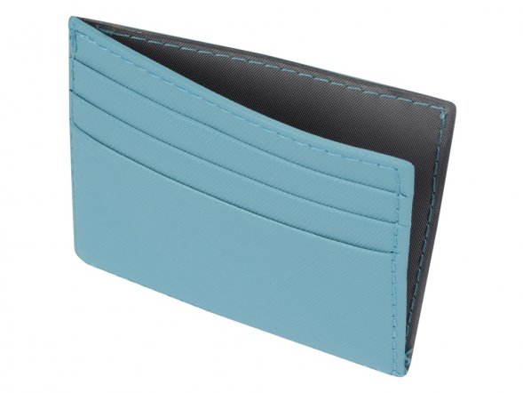 Чехол для карточек и купюр Weekend из ПВХ, голубой 