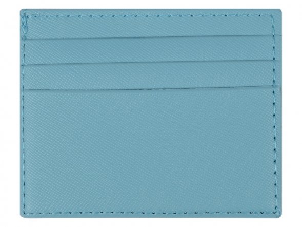 Чехол для карточек и купюр Weekend из ПВХ, голубой 