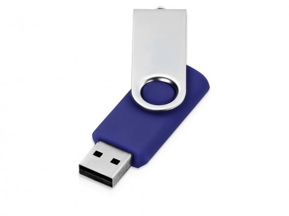 Флеш-карта USB 2.0 8 Gb Квебек, синий 