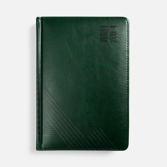 Ежедневник Faro, датированный, темно-зеленый 