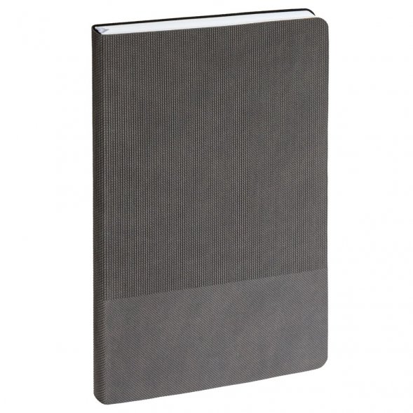 Ежедневник Knit, недатированный, темно-серый 