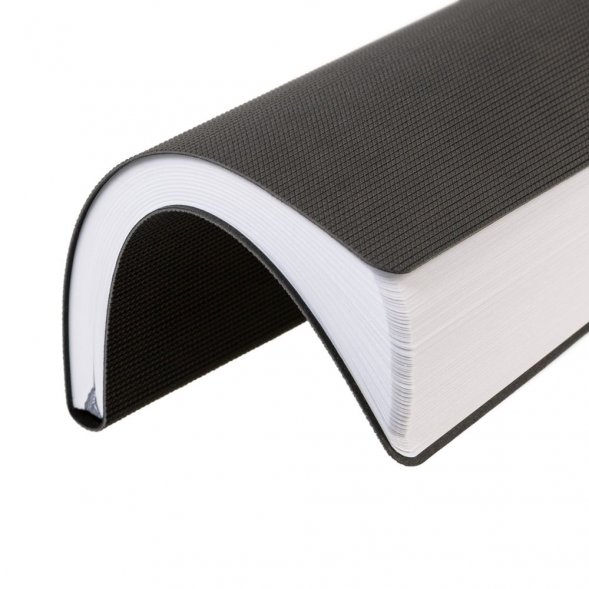 Ежедневник Knit, недатированный, темно-серый 