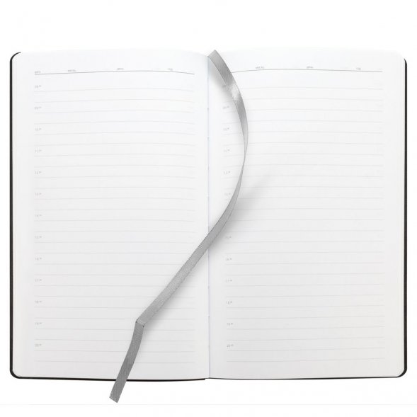 Ежедневник Knit, недатированный, темно-серый 