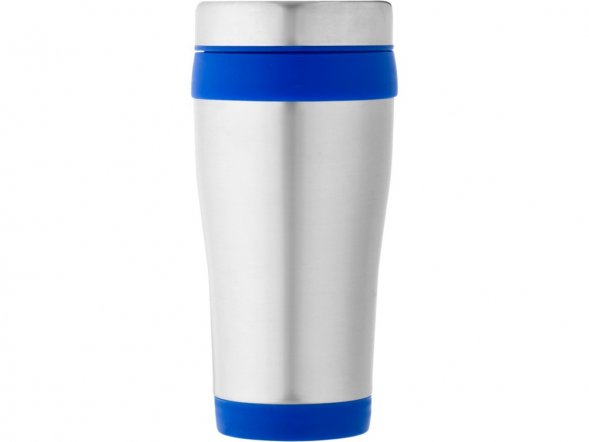 Термостакан Elwood c изоляцией, серебристый/синий 