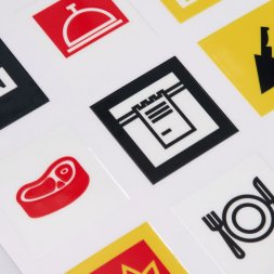 Стикерпак UV-DTF Industry, кафе