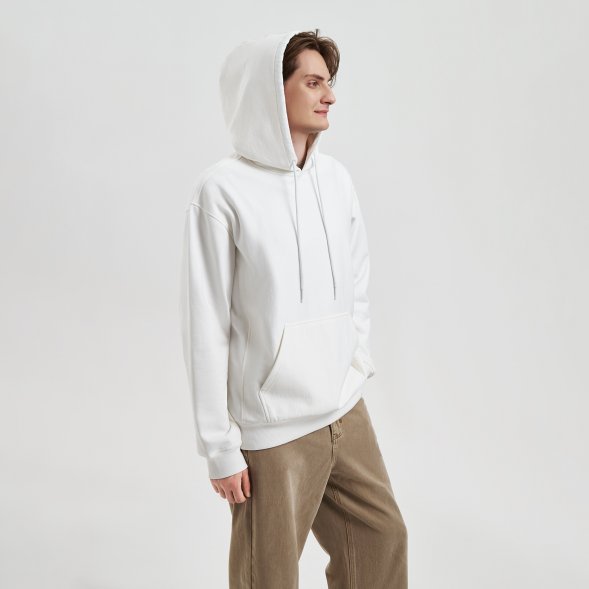 Худи релакс унисекс ADVENTURE, белый, размер 3XL/4XL 