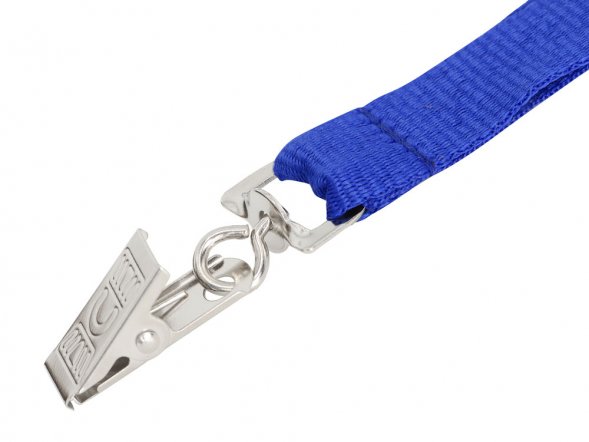 Ланьярд с клипом, синий 